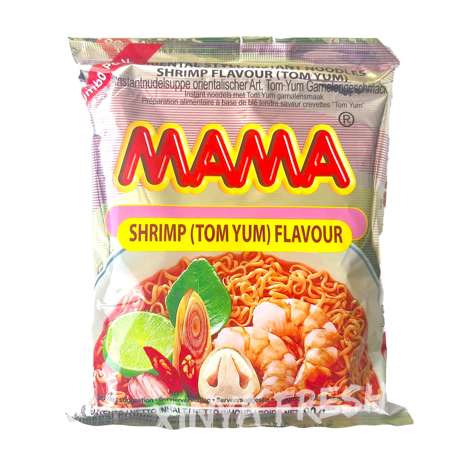 Mama Shrimp Flavor Tom Yum Oriental Style Instant Noodles