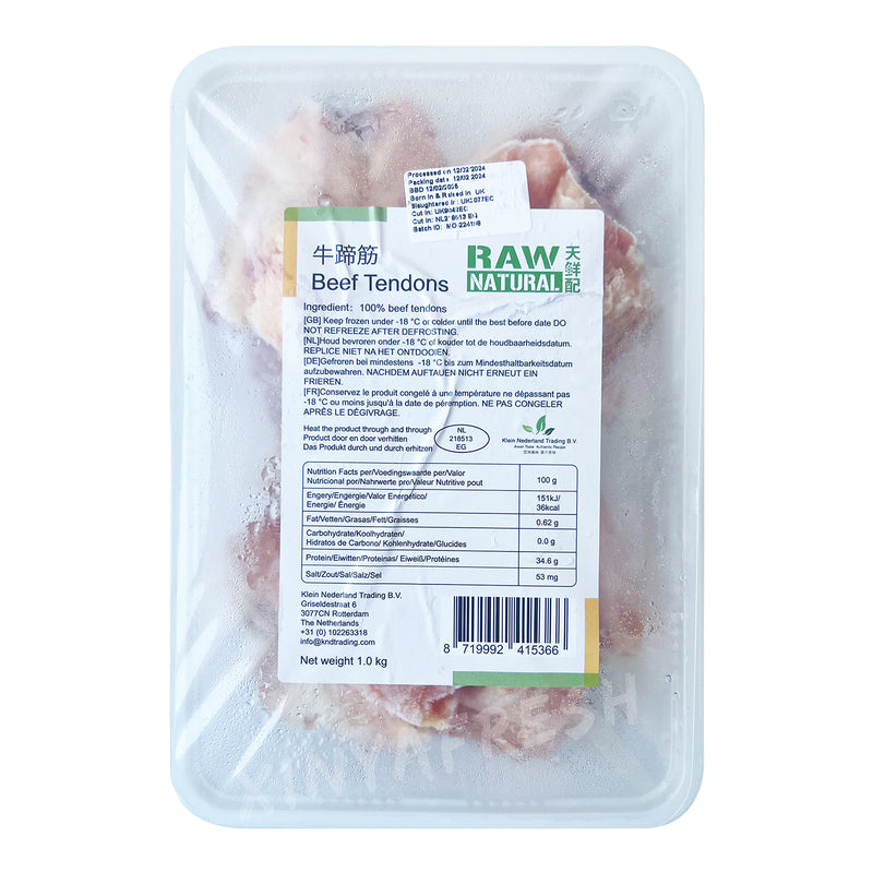 Beef Tendons RAW & NATURAL 1kg