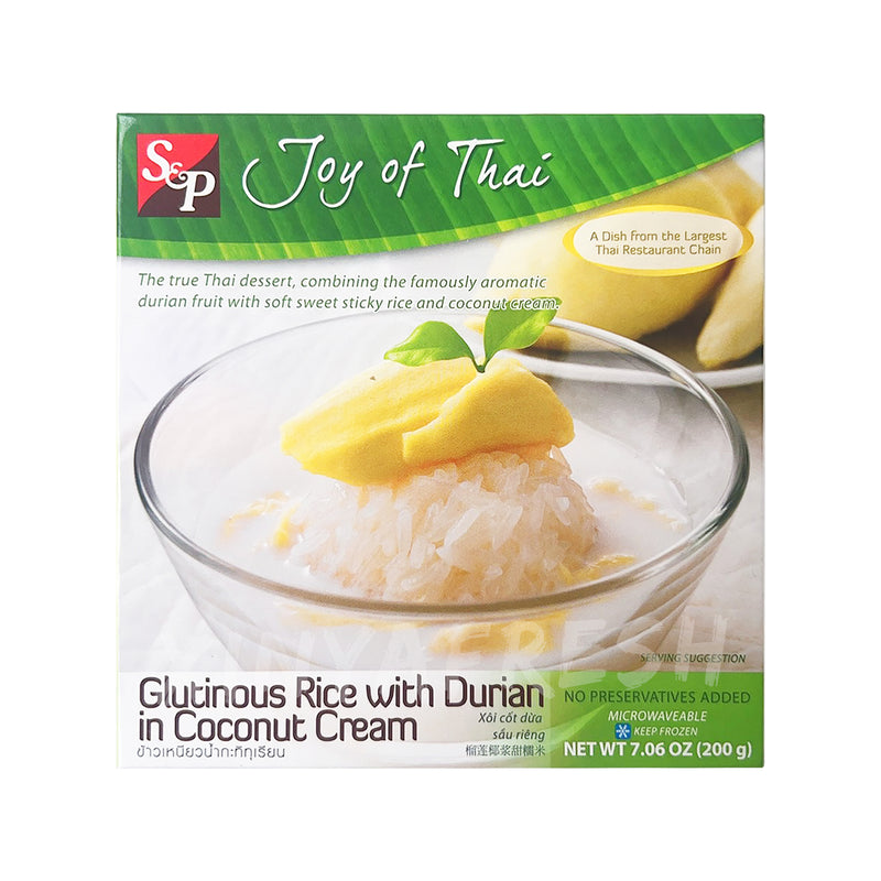 Glutinous Rice with Durian in Coconut Cream S&P 200g