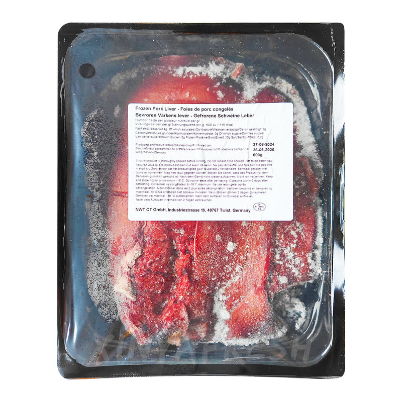 Frozen Pork Liver 0.8kg