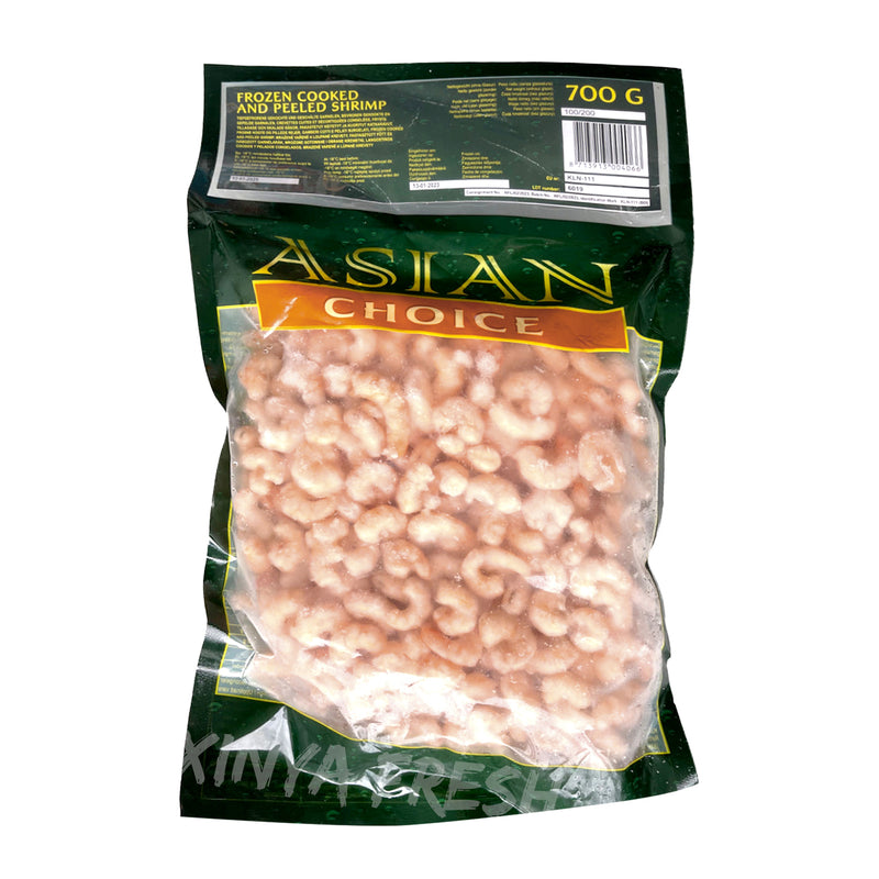 Frozen Peeled and Cooked Shrimp ASIANCHOICE 700g