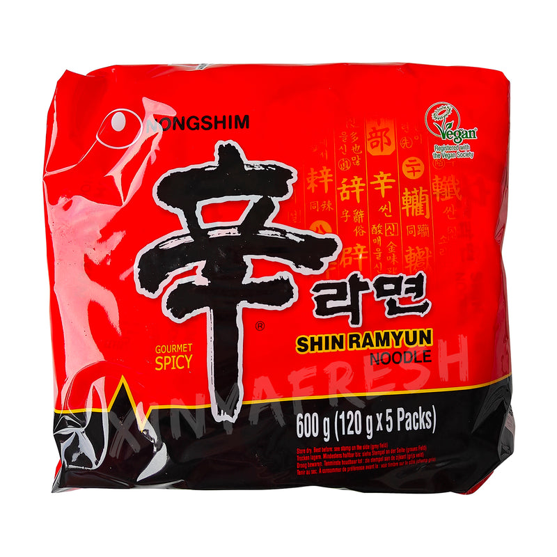 Instant Noodle Shin Ramyun 5-pack NONGSHIM 600g