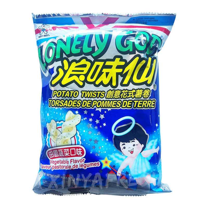 Lonely God Potato Twist Vegetable Flavor WANT WANT 42g