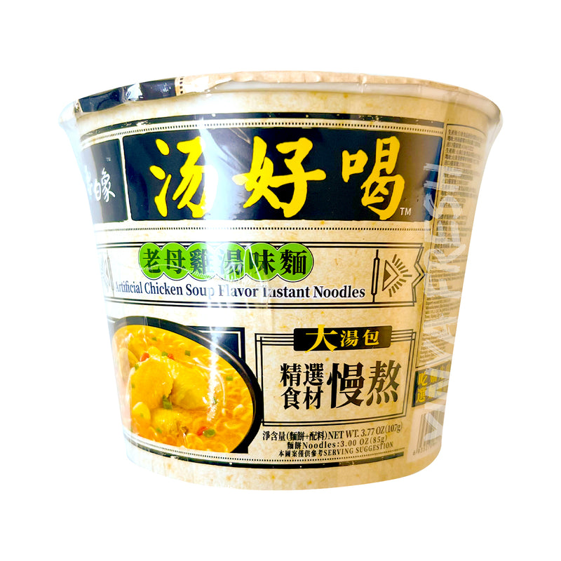 Instant Noodles Chicken Soup Flavor in Cup BAIXIANG 107g