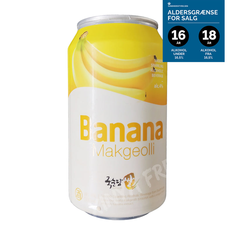 Makgeolli Sparkling Rice Wine Banana 4% vol. KOOKSOONDANG 350ml
