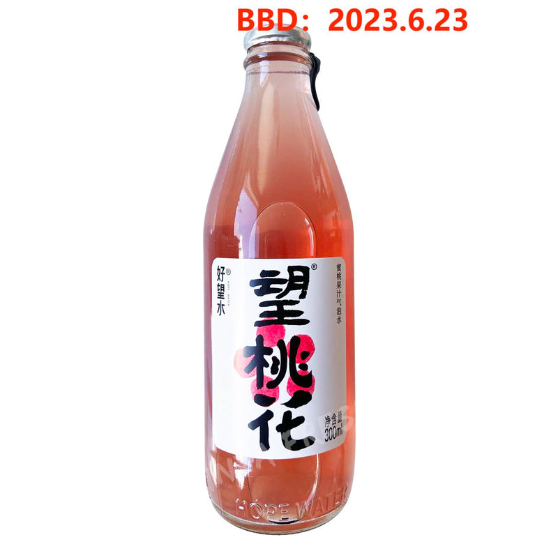 Soda Water Peach Flavor HOPE 300ml