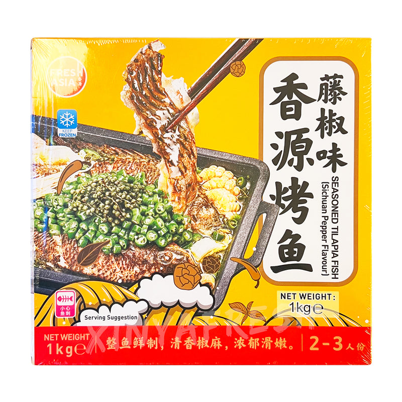 Seasoned Tilapia Fish Sichuan Pepper Flavor FRESHASIA 1000g