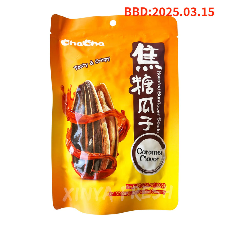 Roasted Sunflower Seeds Caramel Flavor CHACHA 160g