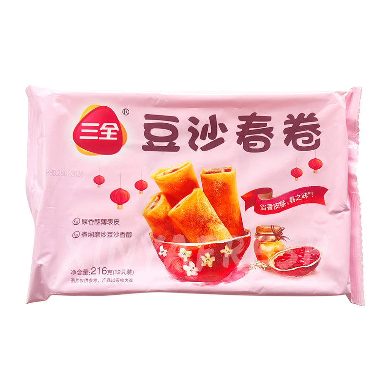 Spring Roll Red Bean Paste SANQUAN 215g