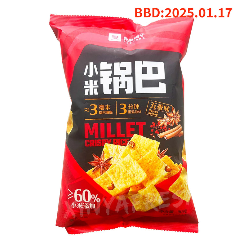 良品铺子小米锅巴五香味90g