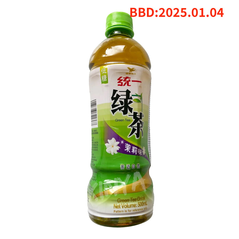 Low-Sugar Green Tea Drink Jasmin Flavor UNIF 500ml