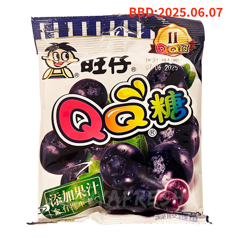 QQ Gummy Blueberry Flavor WANTWANT 70g