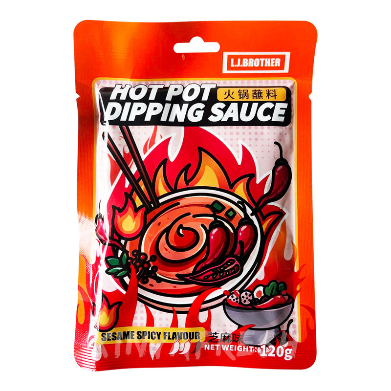 Hot Pot Dipping Sauce Sesame Spicy Flavor LJBROTHER 120g