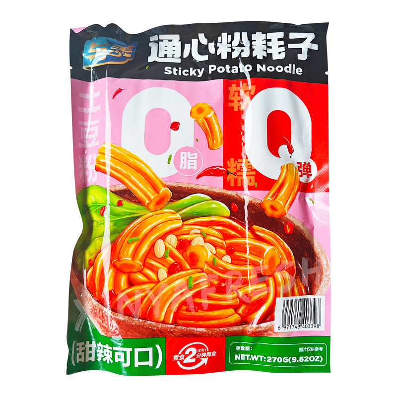 Sticky Potato Noodle Sweet & Spicy Flavor YUMEI 270g