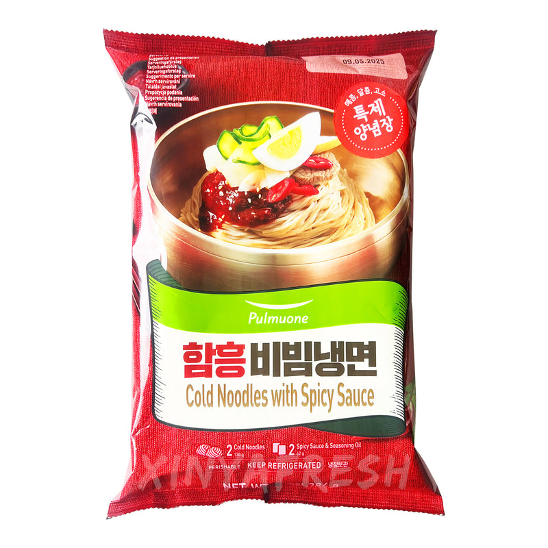 Instant Buckwheat Cold Noodle with Spicy Sauce PULMUONE 384g