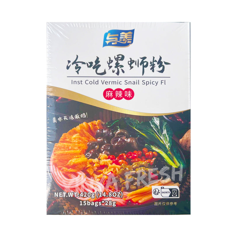 Instant Cold Snail Rice Noodles Spicy Flovar YUMEI 420g