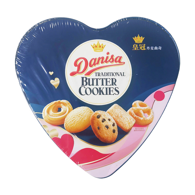 Danisa Danish Cookies in Heart Shaped Can 132g