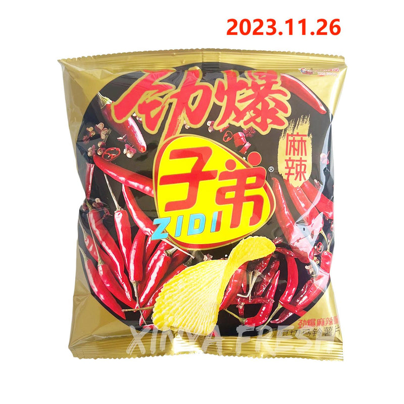 Hot & Spicy Flavor Potato Chips ZIDI 30g