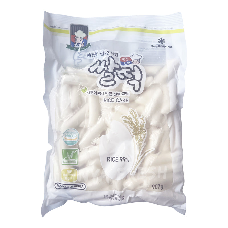 Frozen Korean Rice Cake Pasta OPPATTEOK 907g