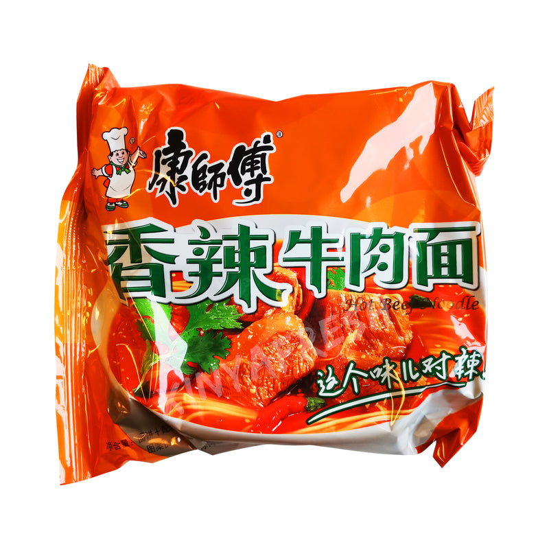 Hot Beef Noodle KANGSHIFU 104g x 24 packs
