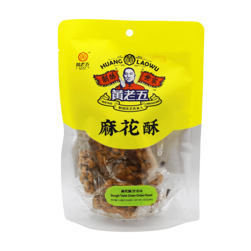 Dough Twist Green Onion Flavor HUANGLAOWU 108g