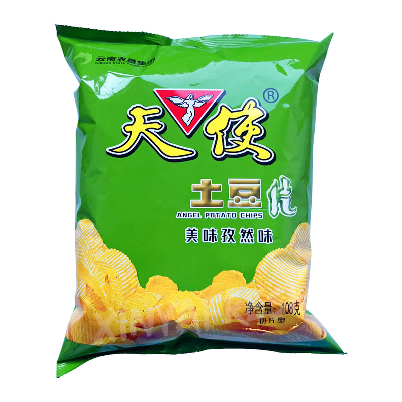 Potato Chips Delicious Cumin Flavor ANGEL 108g