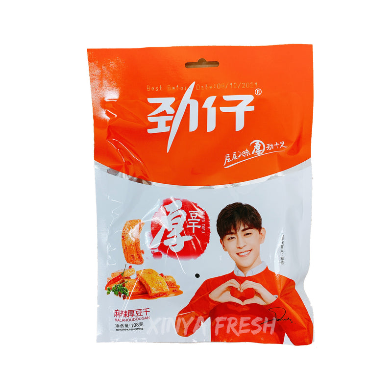 Dried Tofu Hot Spicy Flavor JIN ZAI 108g