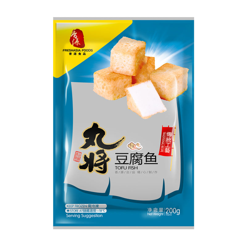 WJ Frozen Cooked Tofu Fish FRESHASIA 200g