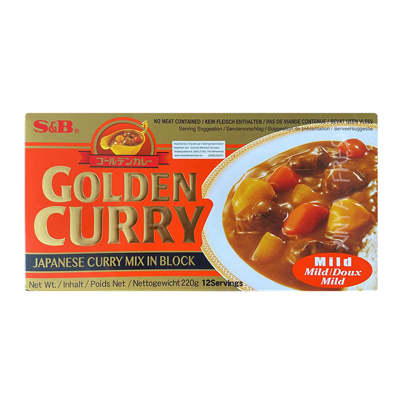 Golden Curry Japanese Curry Mix Mild Hot S&B 220g