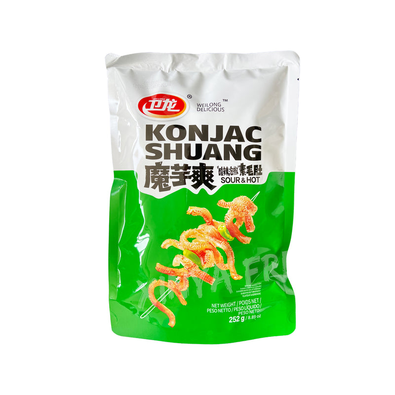Konjac Shuang Snack Sour&Hot WEILONG 252g