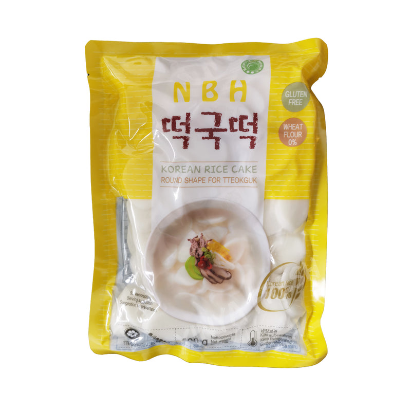 Korean Gluten Free Round Rice Cake NBH 500g
