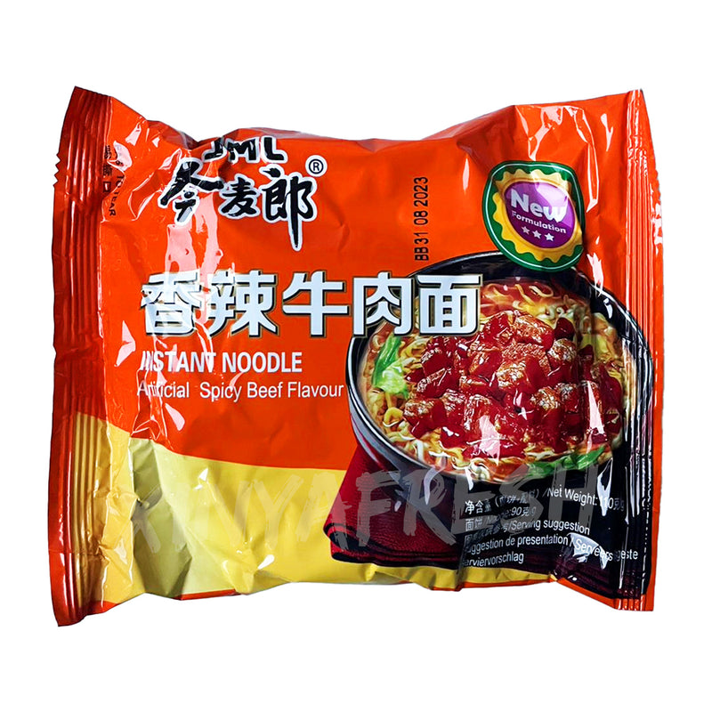 Instant Noodle Artificial Spicy Beef Flavor JINMAILANG 110g