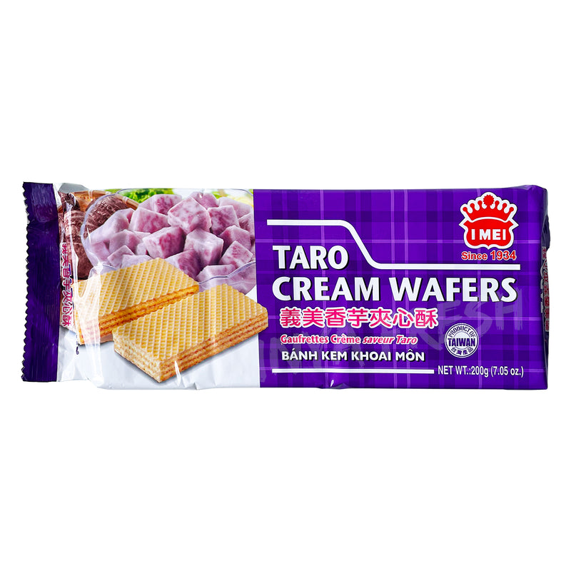 Cream Wafers Taro Flavor I Mei 200g