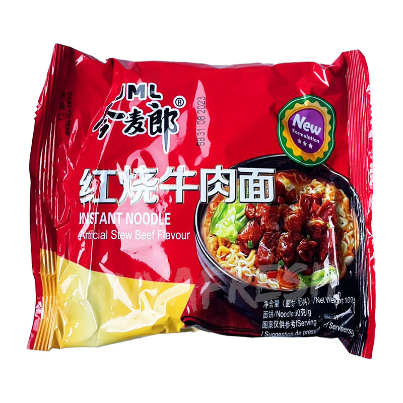 Instant Noodle Artificial Stew Beef Flavor JINMAILANG 109g