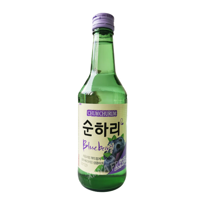 Soonhari Soju 12% vol. Blueberry Flavor CHUM CHURUM 360ml