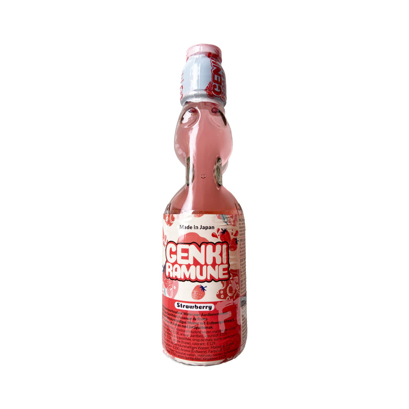 Strawberry Drink GENKI RAMUNE 200ml