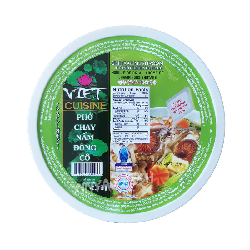 Instant Rice Noodle Shiitake Flavor Viet Cuisine VIFON 120g
