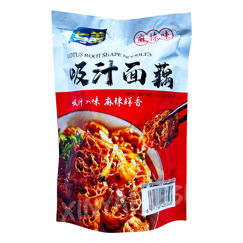 Instant Lotus Root Shape Noodles YUMEI 130g