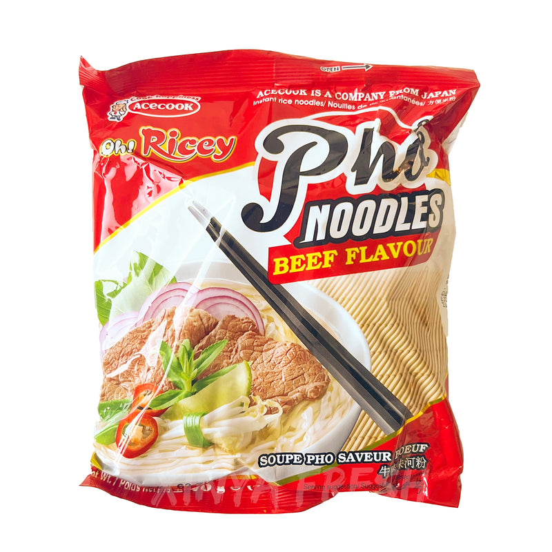 Instant PHO Rice Noodle Beef Flavor ACECOOK 70g